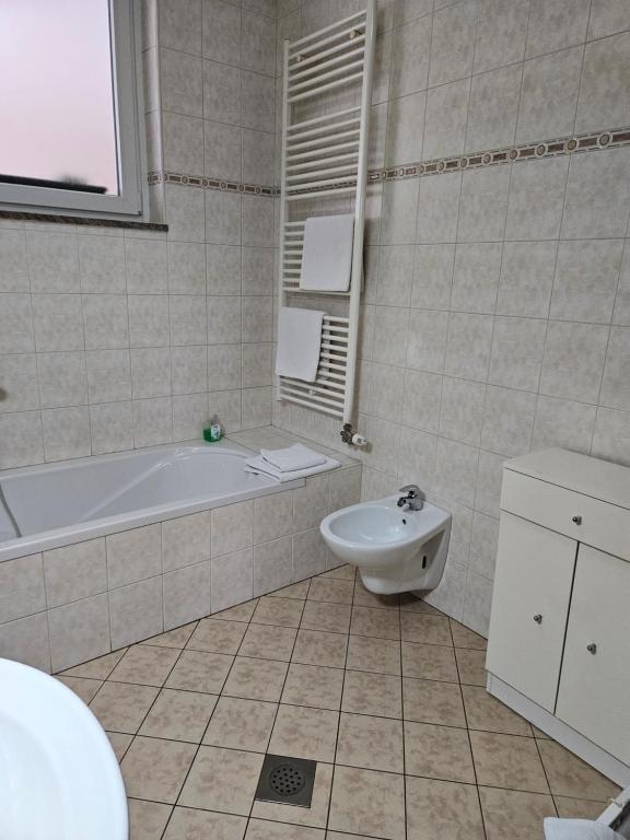 Koupelna v ubytování Dežman Apartments & Rooms
