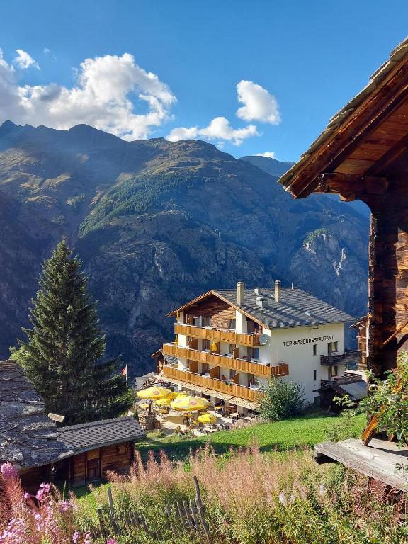 Nespecifikovaný výhled na hory nebo výhled na hory při pohledu z bed and breakfast