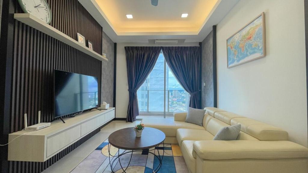 Posedenie v ubytovaní Silverscape Seaview Residence Melaka