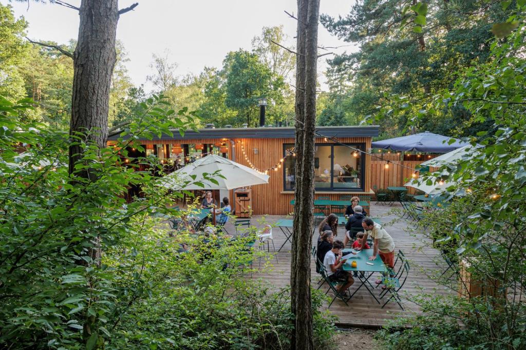 Zahrada ubytování Huttopia De Veluwe