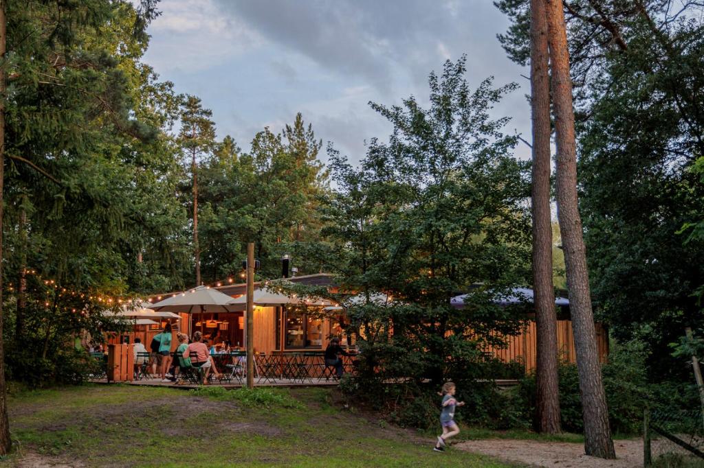 Zahrada ubytování Huttopia De Veluwe
