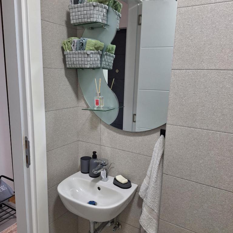 Koupelna v ubytování Studio apartman Delight Vrnjačka banja