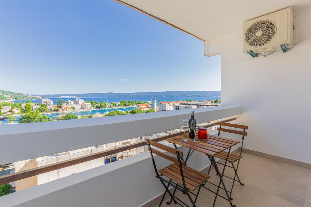 Balkón nebo terasa v ubytování Skyline Suite