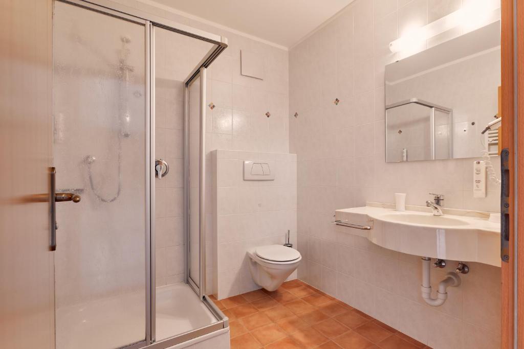 Koupelna v ubytování Ferienpension Zummüllerhof