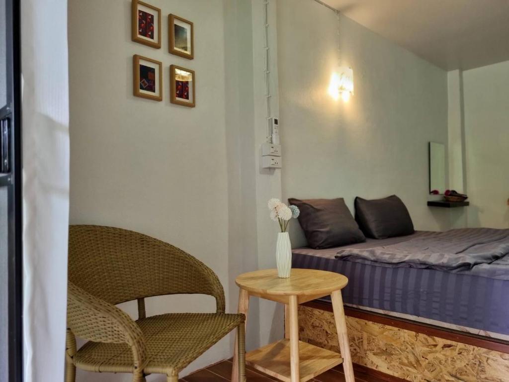 ม่านฟ้า โฮมสเตย์ MaanFah Homestay - Tweepersoonskamer Met Uitzicht Op De Bergen