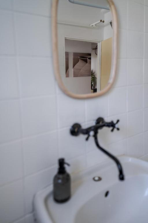 Koupelna v ubytování Velký apartmán V Pralese Šumava