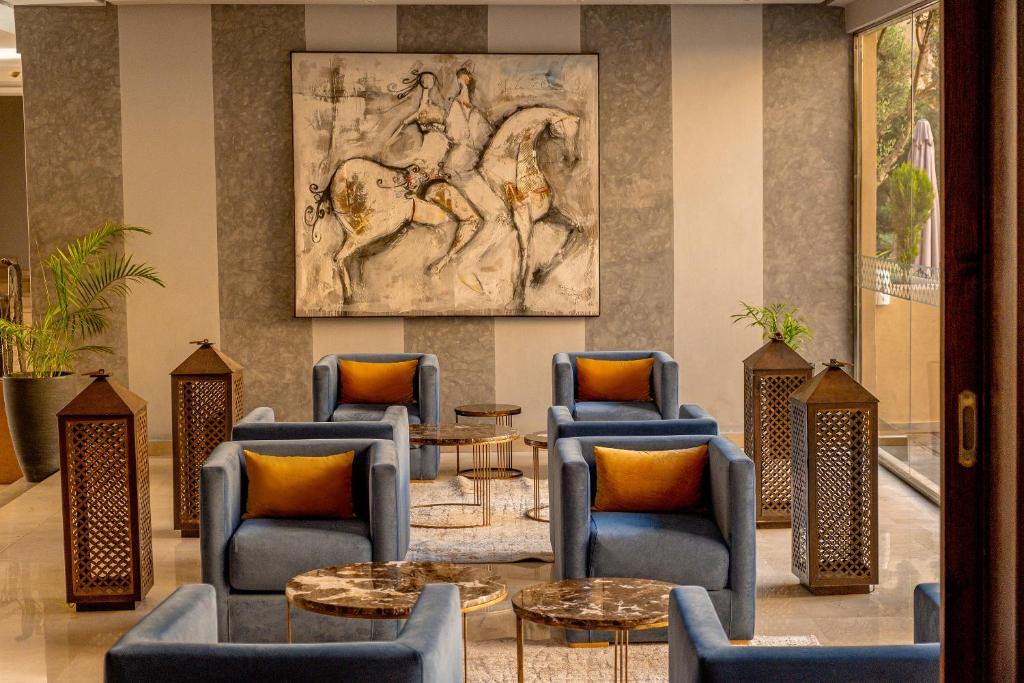 Posezení v ubytování Grand Plaza Marrakech