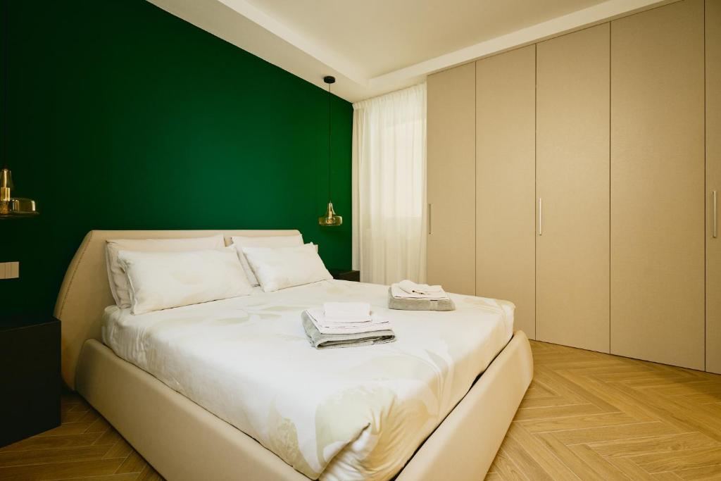 Łóżko lub łóżka w pokoju w obiekcie Residence Antico Torchio