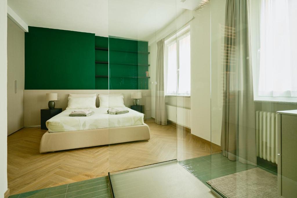 Łóżko lub łóżka w pokoju w obiekcie Residence Antico Torchio