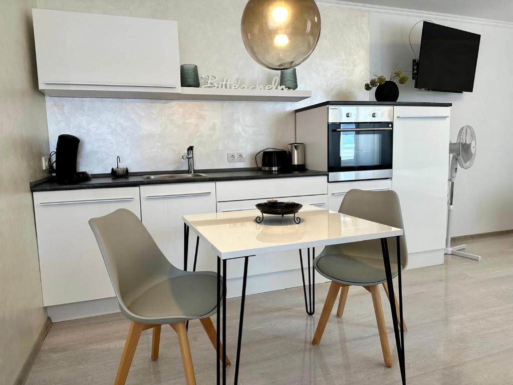Dapur atau dapur kecil di Ferienhaus Kaimt Zell