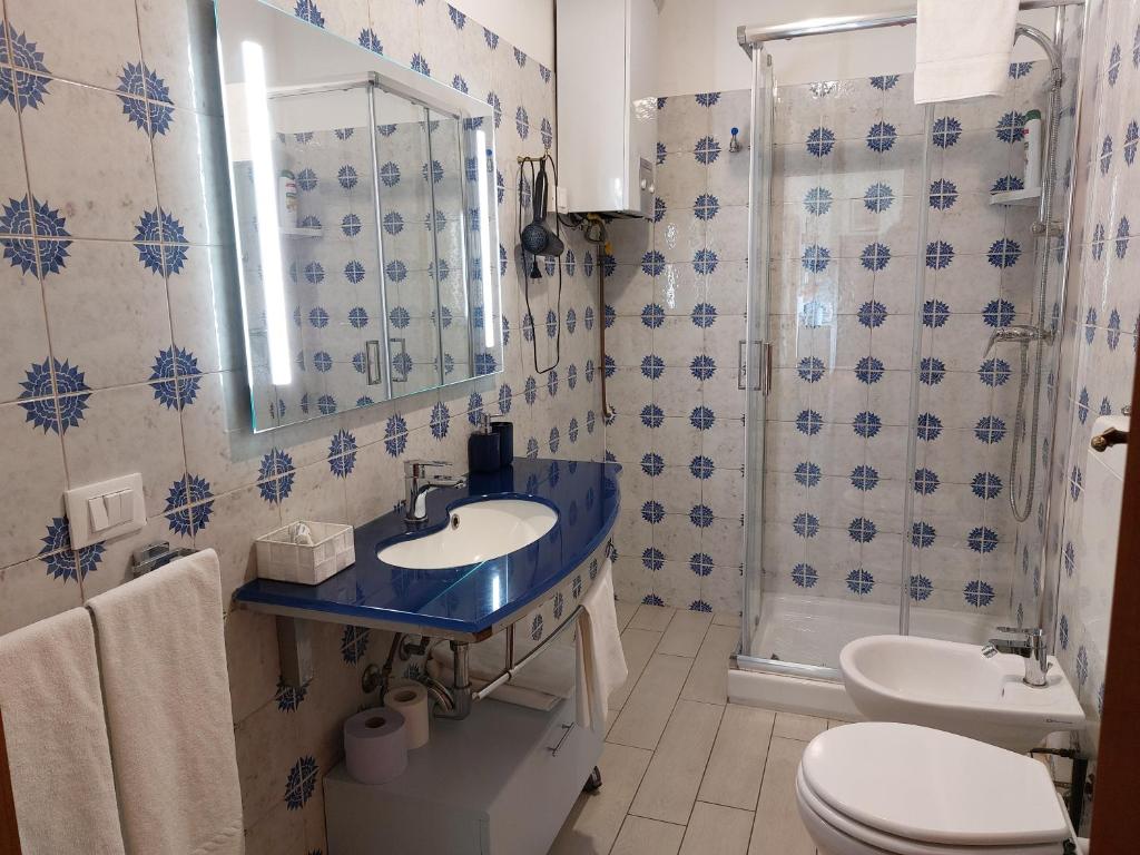 Koupelna v ubytování B&B SoleLuna