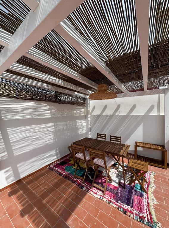 Prostor za sedenje u objektu Casa Tropical - maison typique dans le centre historique d'Olhao