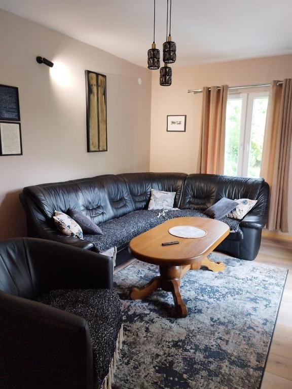 Posezení v ubytování Wolf Apartments