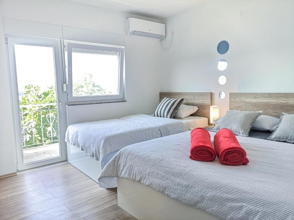 Postel nebo postele na pokoji v ubytování Principessa Rooms