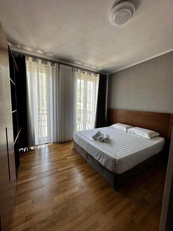 Postel nebo postele na pokoji v ubytování Hotel Rubin