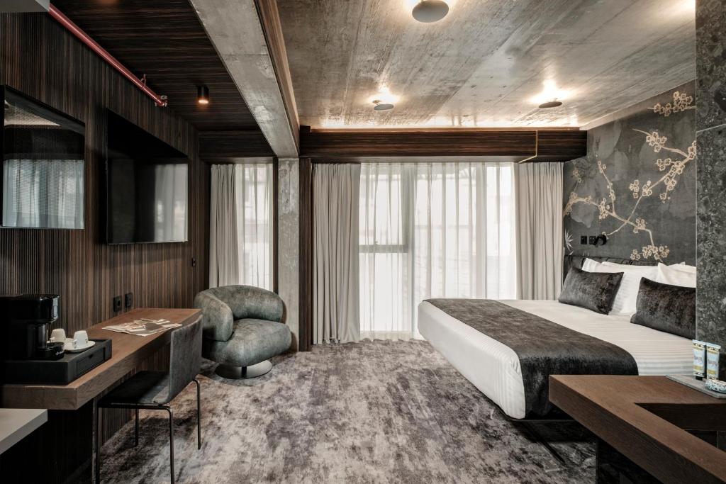 Posezení v ubytování Fitch Hotel