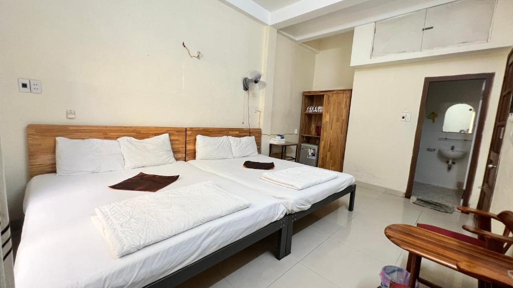 Postel nebo postele na pokoji v ubytování Hostel 15A