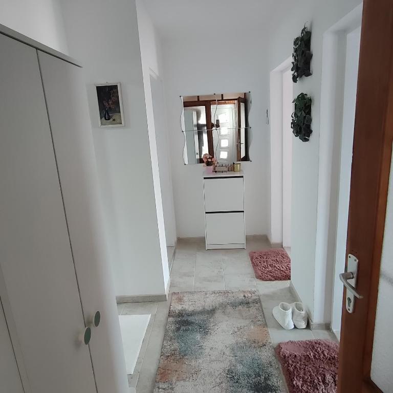 Koupelna v ubytování Sokobanja na dlanu