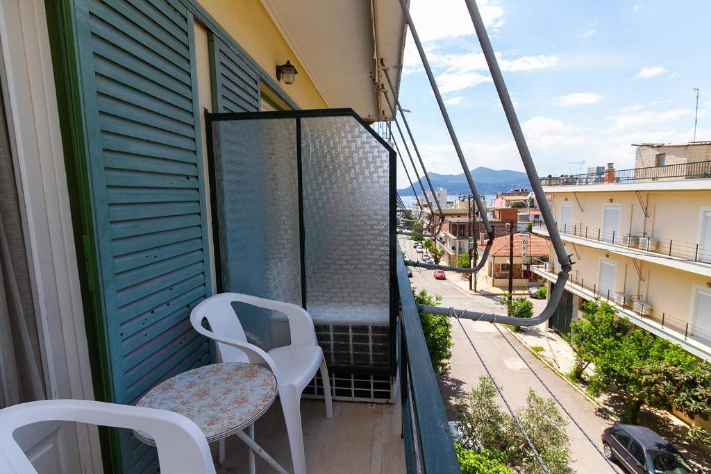 Balkón nebo terasa v ubytování Dimitrouli rooms