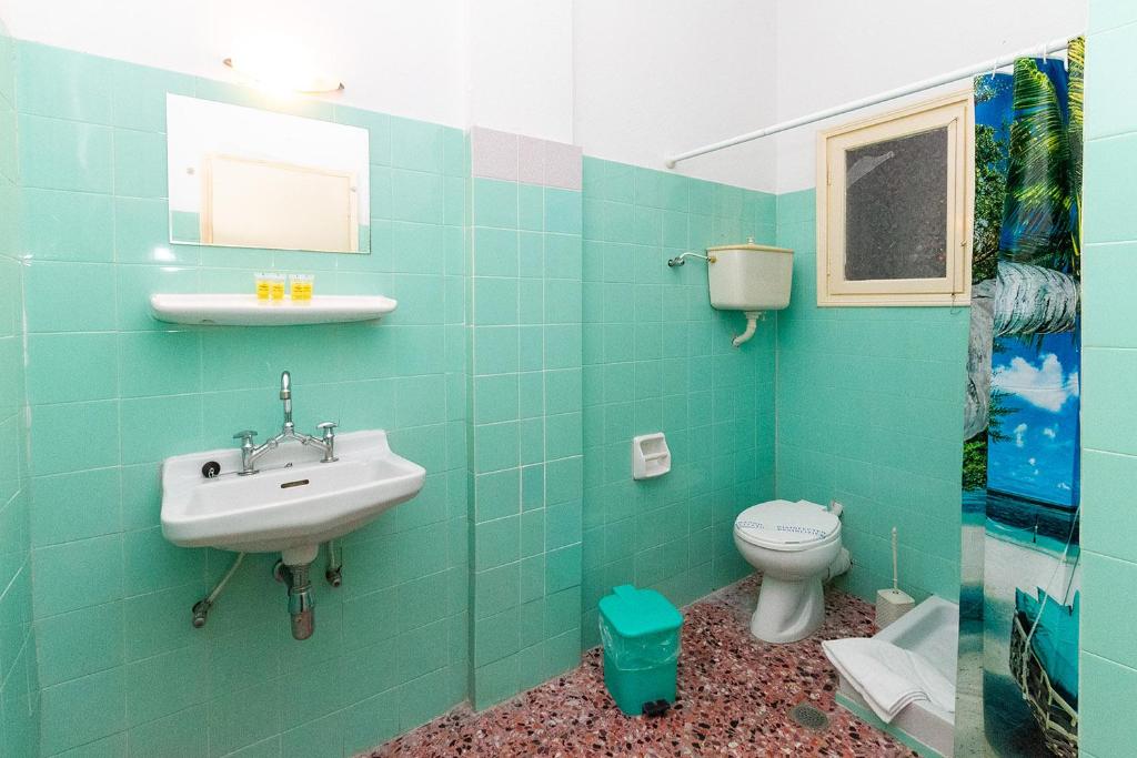 Koupelna v ubytování Dimitrouli rooms