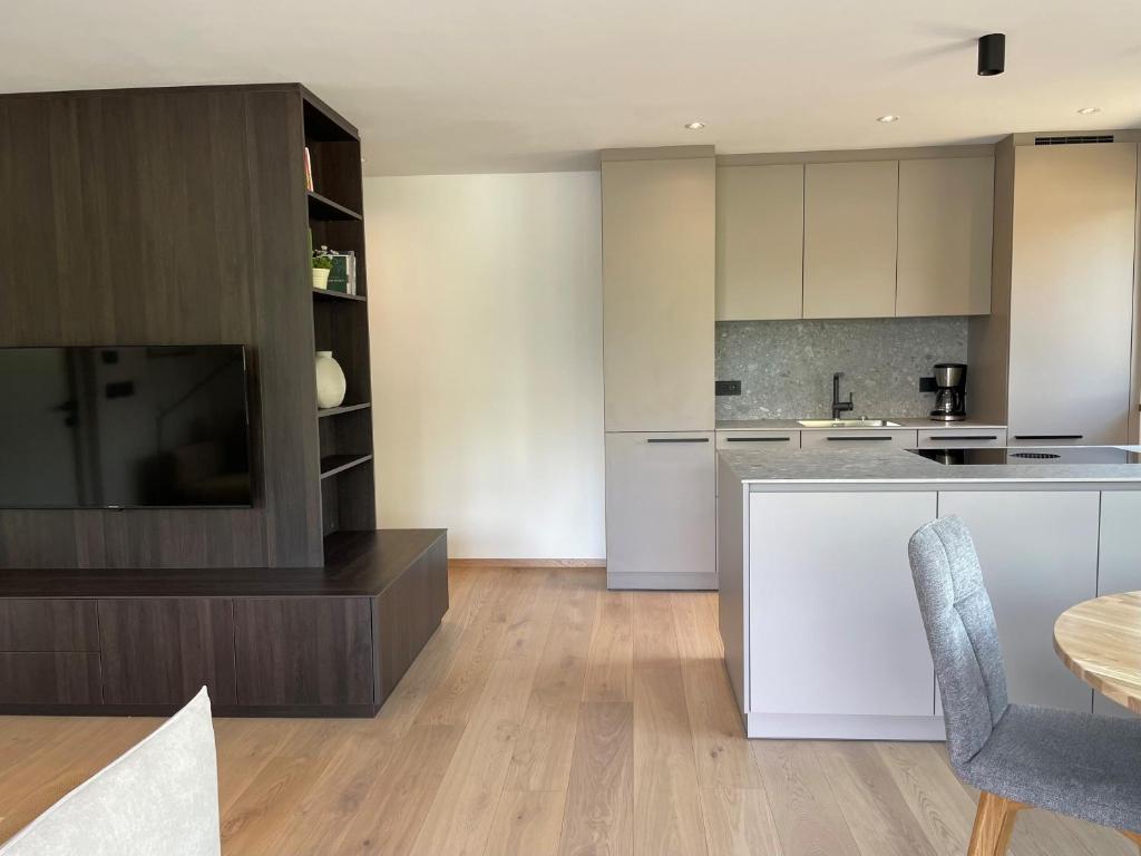 Kuchyň nebo kuchyňský kout v ubytování Apartment Malfi