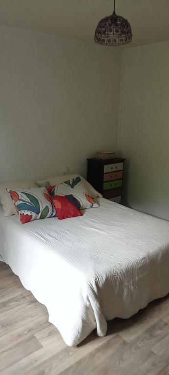 Postel nebo postele na pokoji v ubytování Tulipe