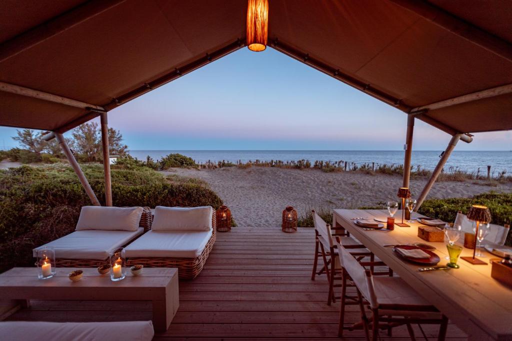 Naturlandskabet i nærheden af ferieparken