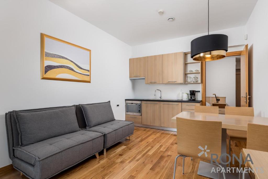 Kuchyňa alebo kuchynka v ubytovaní Apartments Rona Erea Icici