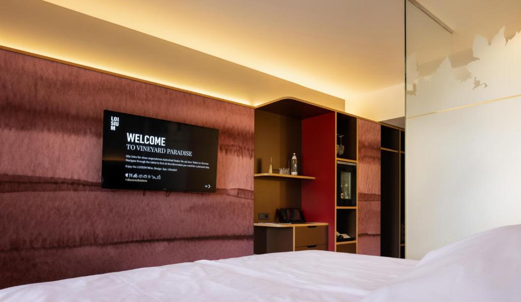 Posteľ alebo postele v izbe v ubytovaní LOISIUM Wine & Spa Hotel Südsteiermark