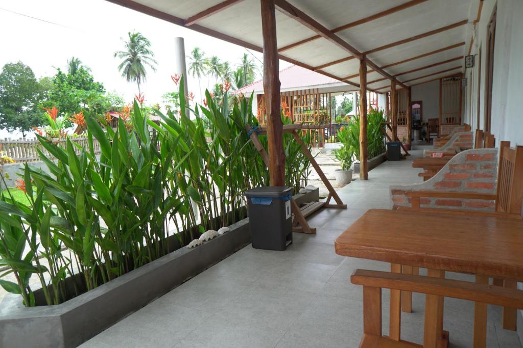 Posezení v ubytování Suzi Beach House Mentawai