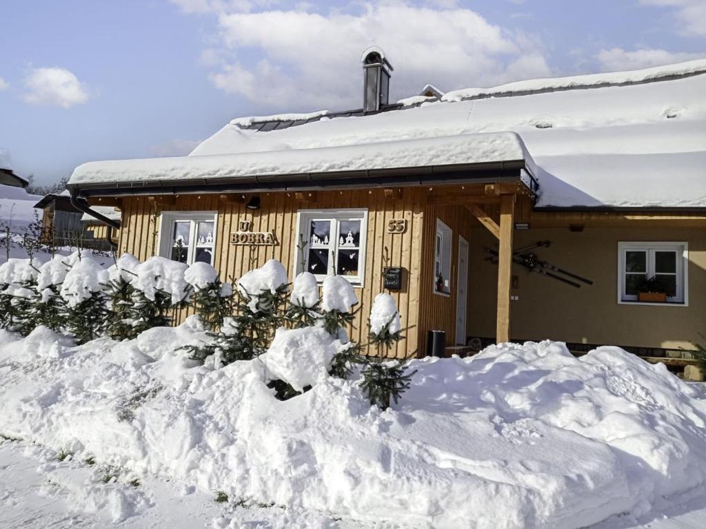 Holiday Home Chalupa U Bobra-1 by Interhome v zimě