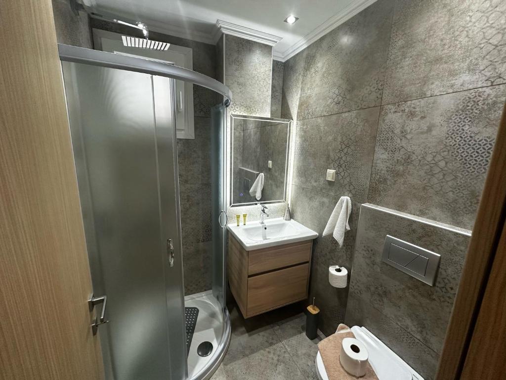 Koupelna v ubytování Haus Viktoria 4