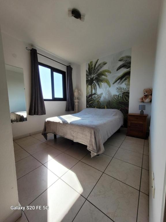 Postel nebo postele na pokoji v ubytování Côte ouest - Appartement F3