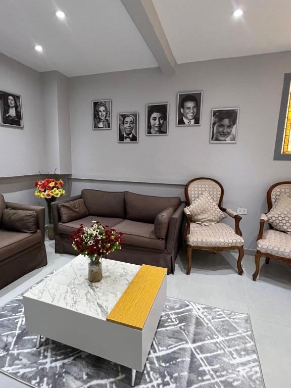 Posezení v ubytování Zamalek House Hotel