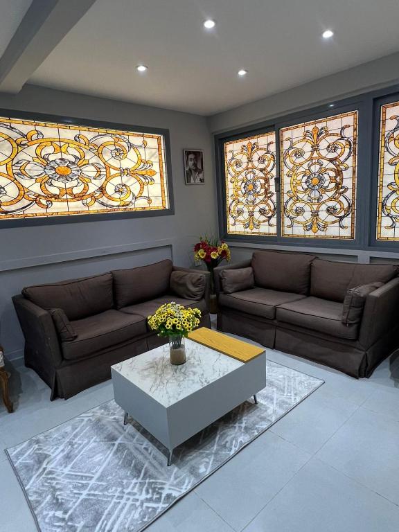 Posezení v ubytování Zamalek House Hotel
