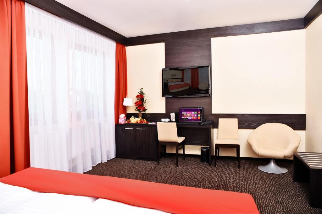 TV a/nebo společenská místnost v ubytování Hotel Lifestyle