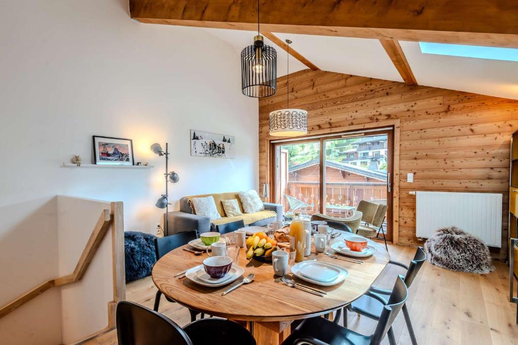 Posezení v ubytování Terrasses A3