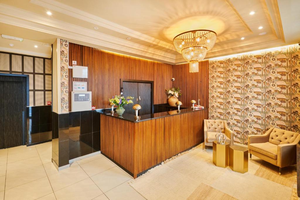 Kuchyň nebo kuchyňský kout v ubytování Huttons Hotel, Victoria London