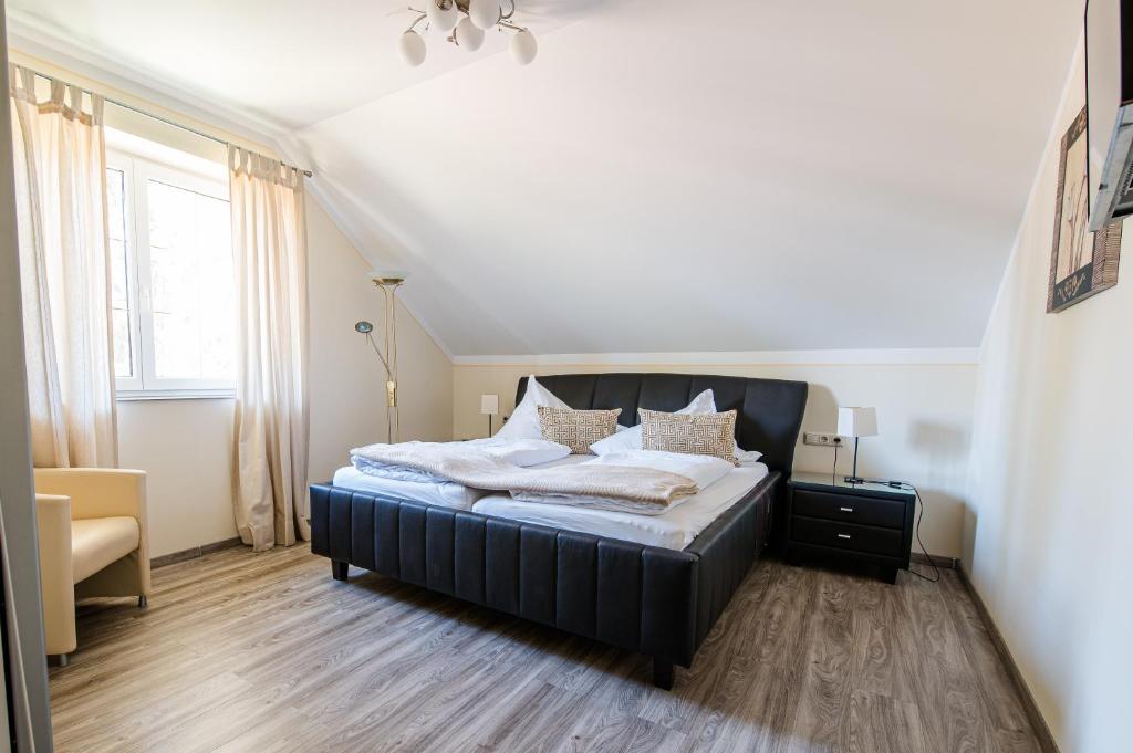 Postel nebo postele na pokoji v ubytování Appartements Flor