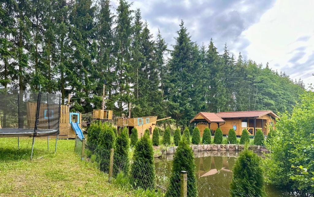 Domki letniskowe na Mazurach Bagienice 5 km od Mrągowa, Mrągowo