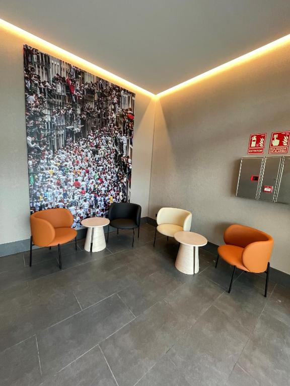 Posezení v ubytování Hotel Apartamentos San Fermín Pamplona