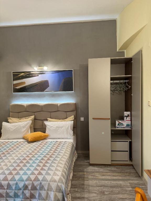 Postel nebo postele na pokoji v ubytování Family hotel Neptun - Lozenets