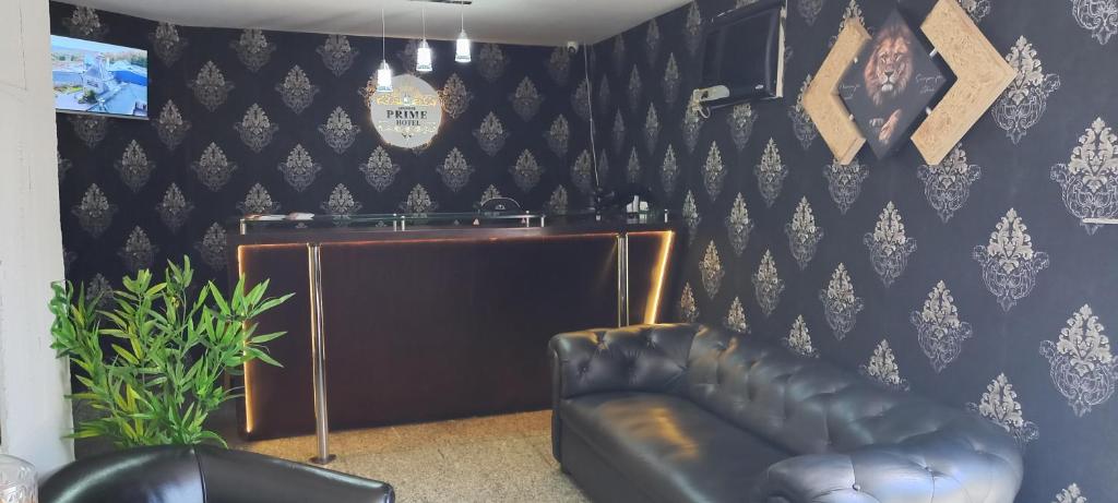 Posezení v ubytování Lourdes Prime Hotel - Fácil Acesso Savassi