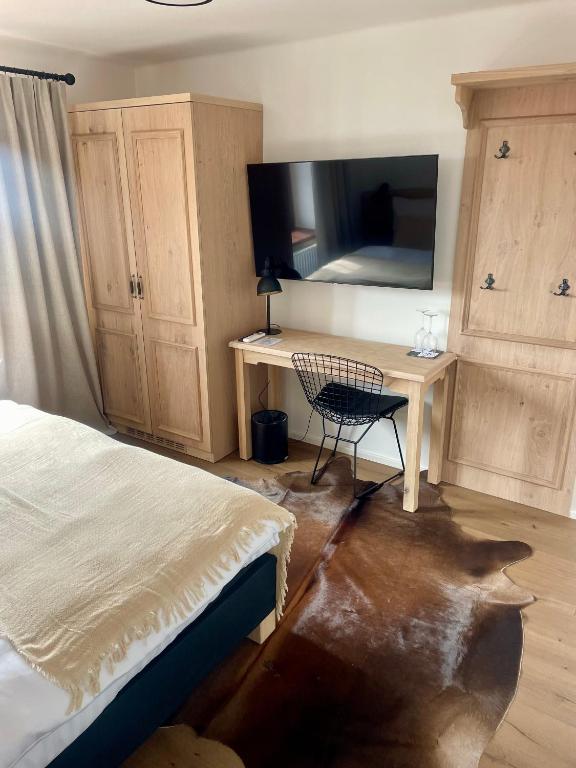 Postel nebo postele na pokoji v ubytování Penzion Kaplanka