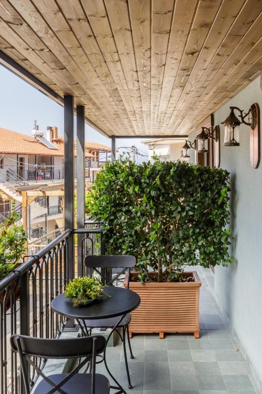 Balkón nebo terasa v ubytování Meydani Suites