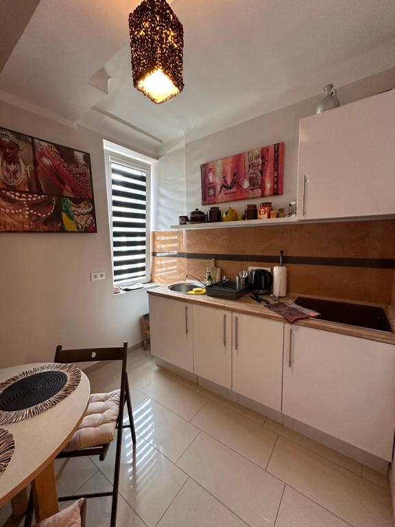 Kuchyňa alebo kuchynka v ubytovaní Africa Apartment