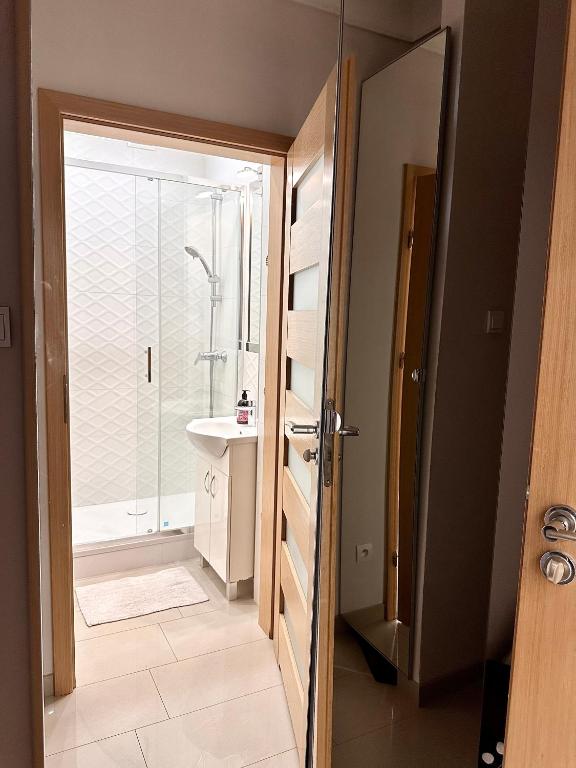 Kúpeľňa v ubytovaní Africa Apartment