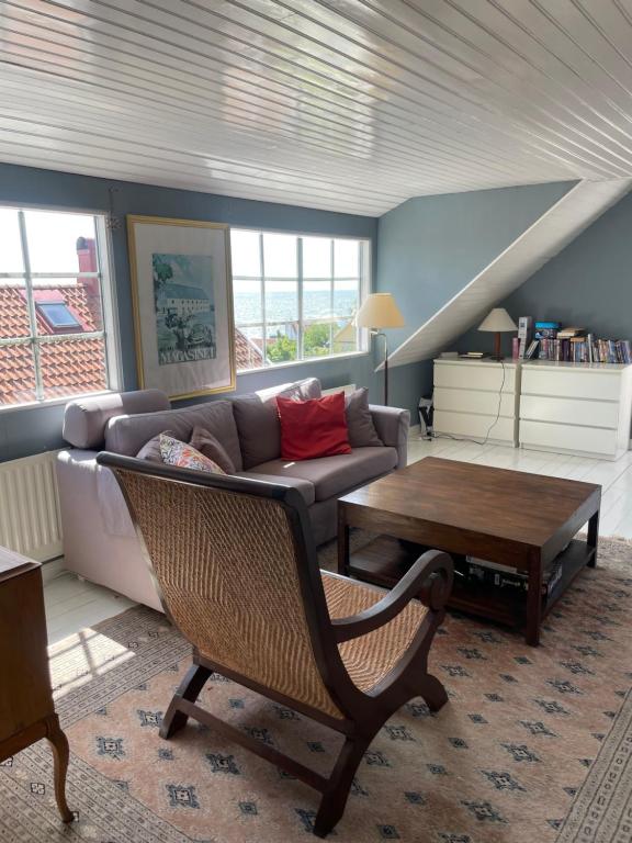 Posezení v ubytování Hus i Mölle