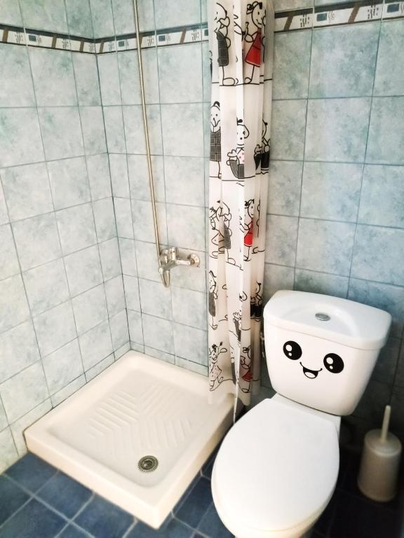 Kúpeľňa v ubytovaní Vergia Studios
