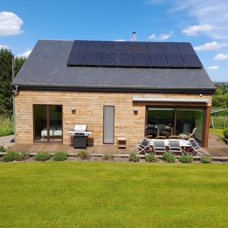 Zahrada ubytování Le gîte Pierre et Bois